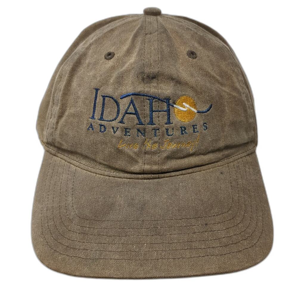 Richardson Baseball Cap Brown One Size Idaho Adventures Sun Embroidery hat
